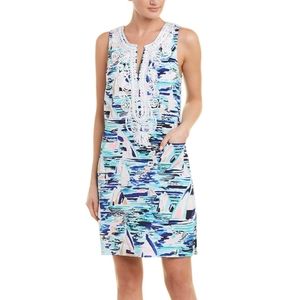 Lilly Pulitzer Pier Pressure Print Dress 00 NWT